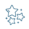 Real-Time Rewards stars icon
