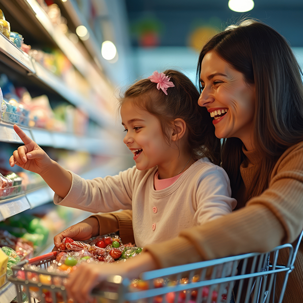 Mother Grocery Shopping